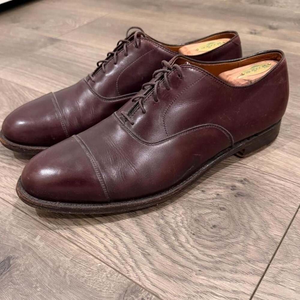 Alden 684 Cap Toe Oxford Burgundy Cordovan Shoes size 12 B/D